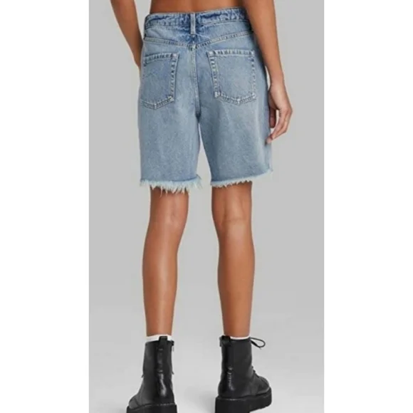 Wild Fable High Rise Bermuda Jean shorts - Picture 2 of 10
